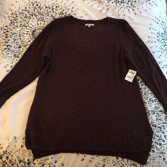 Charlotte Russe Maroon Tunic Sweater NWT - Picture 3 of 8